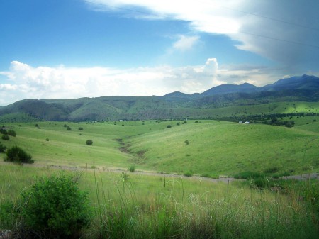 Mimbres Valley with a Summer Shower on the way