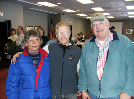 Dave & Shirley with Jeff King, Iditarod Champ