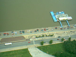 View from atop St. Louis Arch