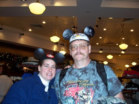 Bob and I at Disney - Nov 30, 2008