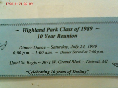 Christopher Turner's album, Highland Park High School Memories c/o 1989