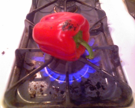 Roasting Red Pepper