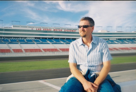 Hubby waiting patiently to drive!