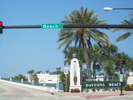 Entrance to Daytona Beach