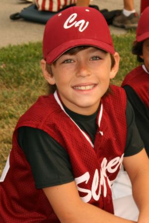 My youngest on his travel ball team.