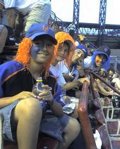 Stevie at a Mets game