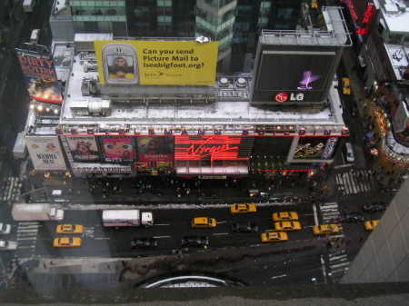 View from Hotel in Times Square