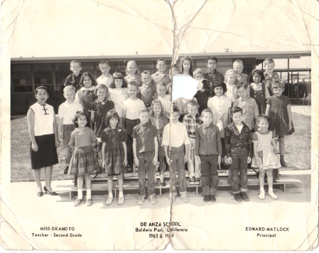 de anza 2nd grade mrs. gillette 1970