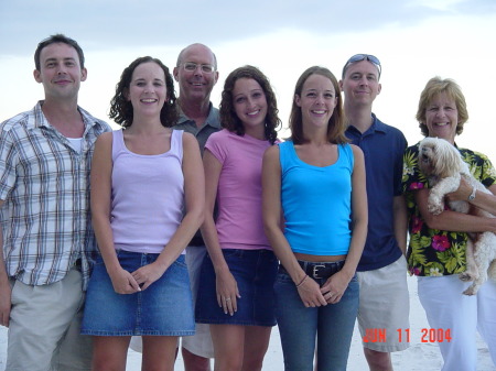 All together at the beach