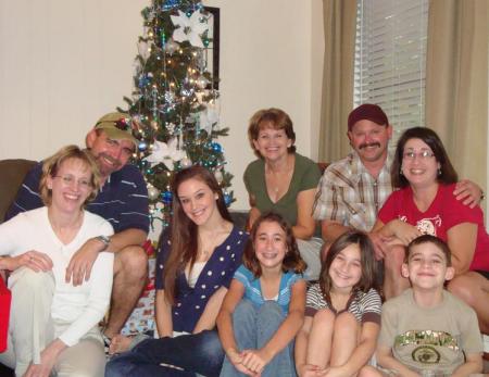 The whole gang, Christmas 2008