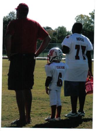 steve and luke  football