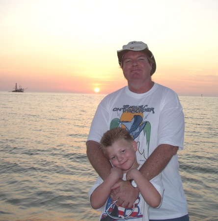 Honeymoon Island Beach with son "2007"