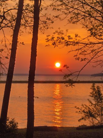 Sunset at Lake Livingston, Spring 2009