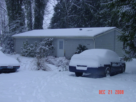 My house & Impala at Christmas 2008