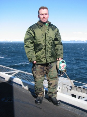 South of the KODIAK Islands, CVN76