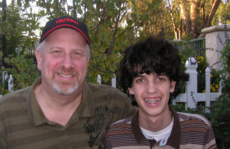 Jim and son, Nick (December 2008)