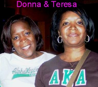 Me (on the left) & My Soror Teresa