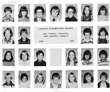 Lincoln Elementary School 2nd Grade 1979