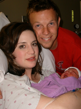 Levi, Emily, and new baby Kate