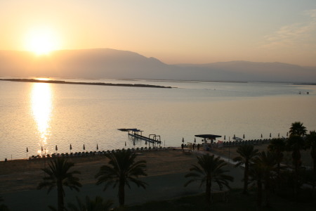 Sunset on Dead Sea, Israel