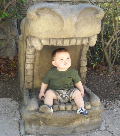 Logan at the Palm Beach Zoo