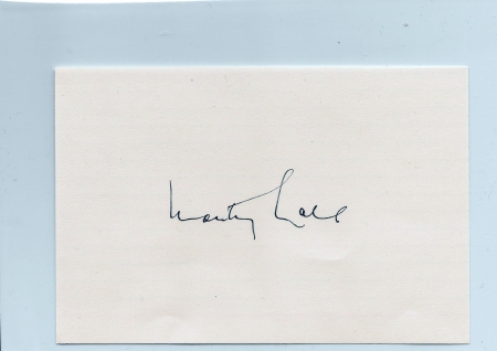 Monty Hall Autograph