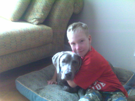 Only son and 1 of 2 weimers