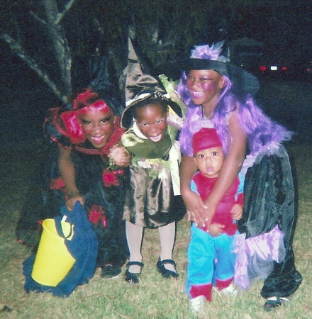 Grands at Halloween