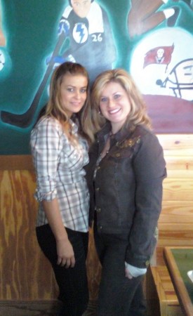 Carmen Electra (my cousin) and I