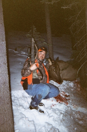 Elk hunting.