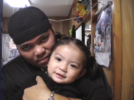 my daughter shion and me