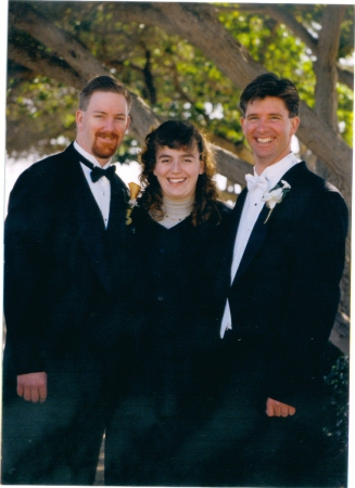 Me, my wife Jeana and John Downhower