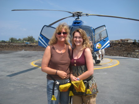 Helicopter ride on the Big Island