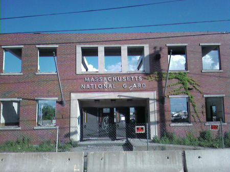 The Spencer Ave Armory front door