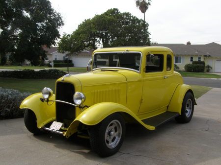 The ol Deuce coupe,  the family Hot Rod
