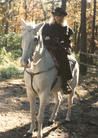 Lisa & her horse Notorious 1993