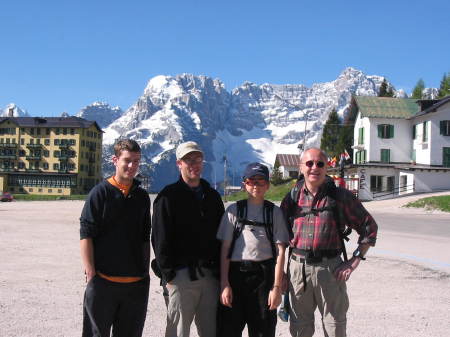 Hiking the Dolomites Alps June 2004