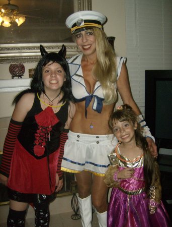 Halloween with my little girls! 10/31/08