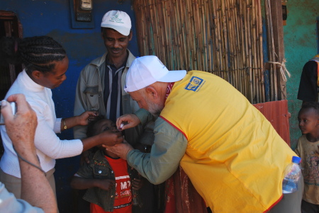 Rotary PolioPlus campaign in Ethiopia 2008