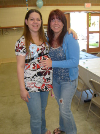 Me and pregnant Amanda