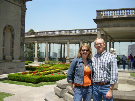 Andrea & me at a palace in Mexico City 2008