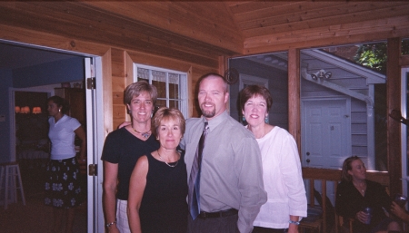 Joni, Jill, nephew Joe, and me  July 2005