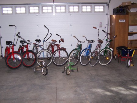 Some of the Vawter Bikes