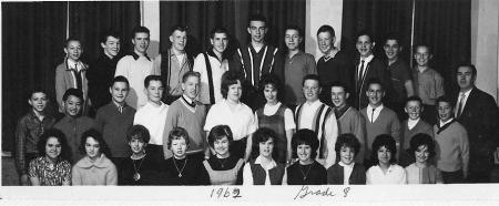 Grade 8s 1962/1963 - Mr. Findlay's Class