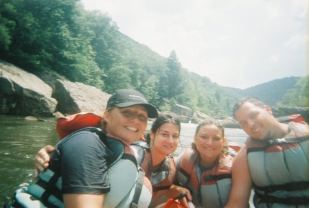 White water rafting with my best friends