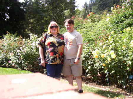 Rose and me at Portland, OR Rose Garden