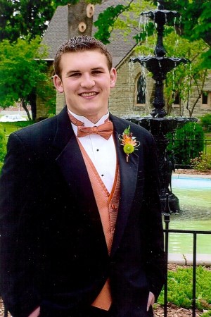 Here's Chad at his Senior Prom