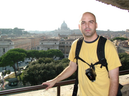 Rome - atop the Castel Saint Angelo