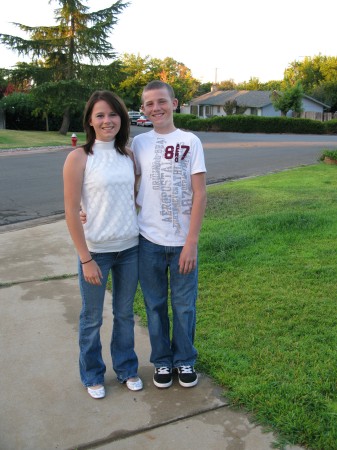 Kids first day of school 2008