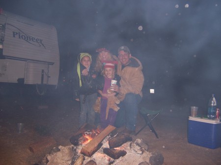 CHILLIN BY THE FIRE WHEN WE LIVED IN SAN DIEGO